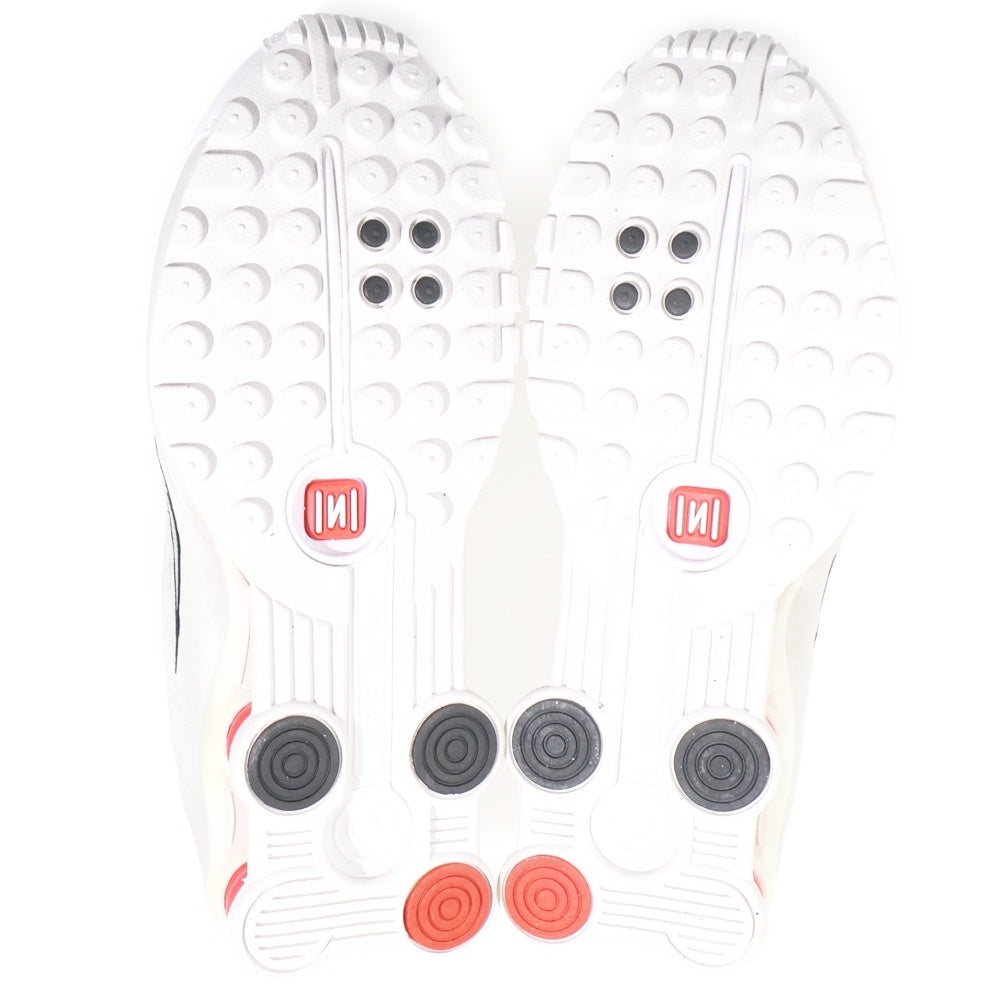 NIKE(ナイキ) GS SHOX R4 ショックス ローカットスニーカー レディース ホワイト US6.5Y/24.5cm CW2626-102