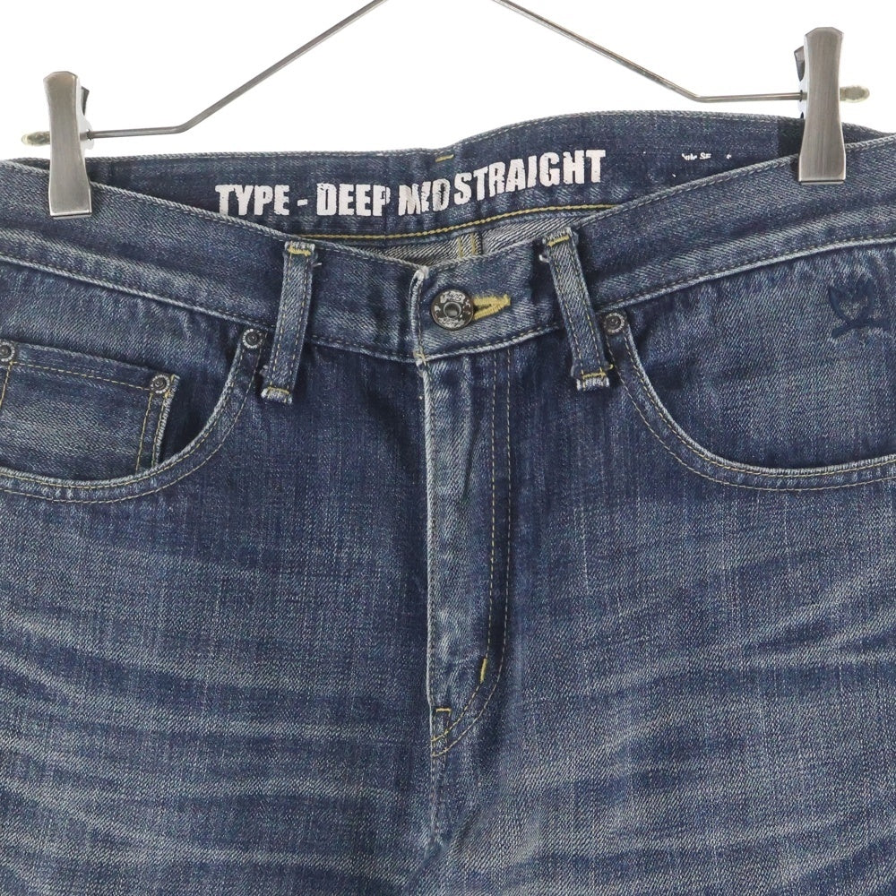 NEIGHBORHOOD(ネイバーフッド) Washed. Deep Mid Denim/140z-PT ウォッシュ加工 ストレートデニムパンツ インディゴ DCNH-PT-M110