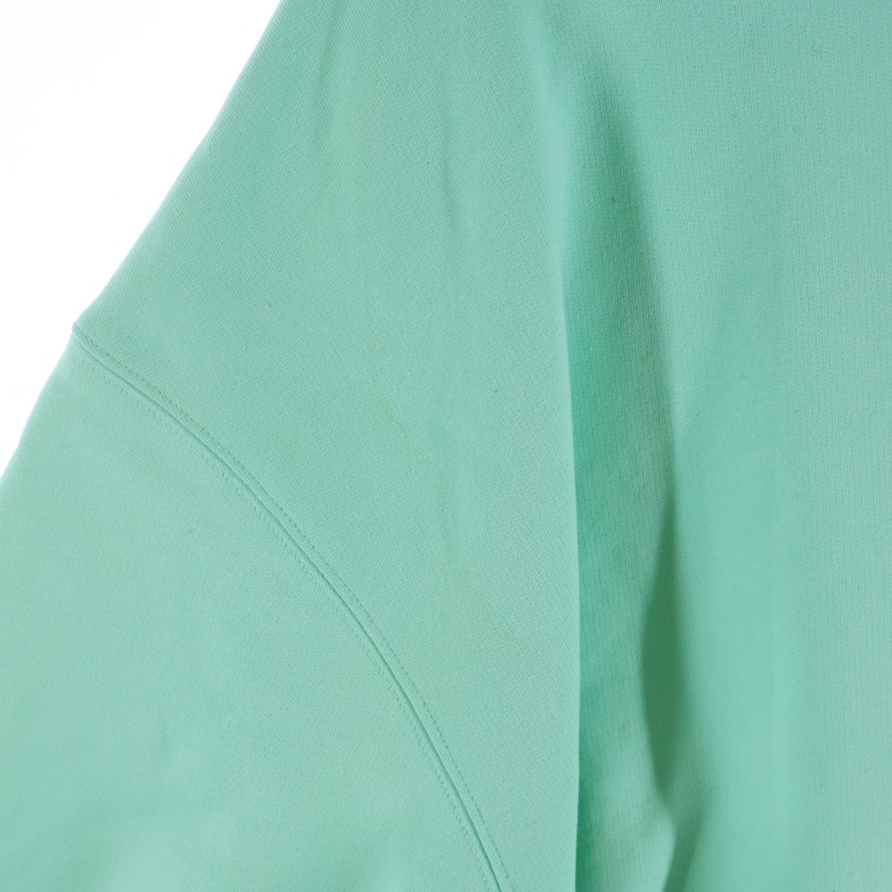 BALENCIAGA(バレンシアガ) 22SS カンガルーポケット ブロントバックエンブロイダリー プルオーバースウェットパーカー ミントグリーン 578135 TLVB8 3062