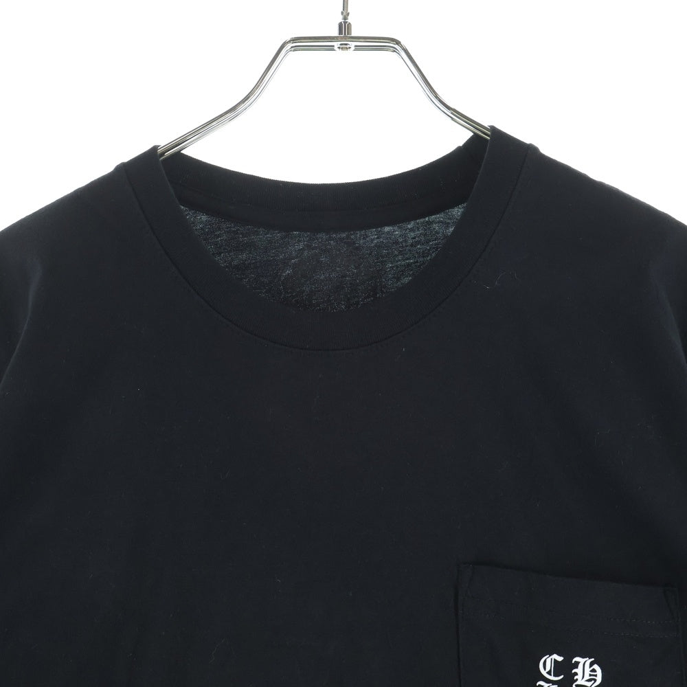CHROME HEARTS(クロムハーツ) 東京限定 バックスクロールラベル 両面プリント カットソー半袖Tシャツ ブラック
