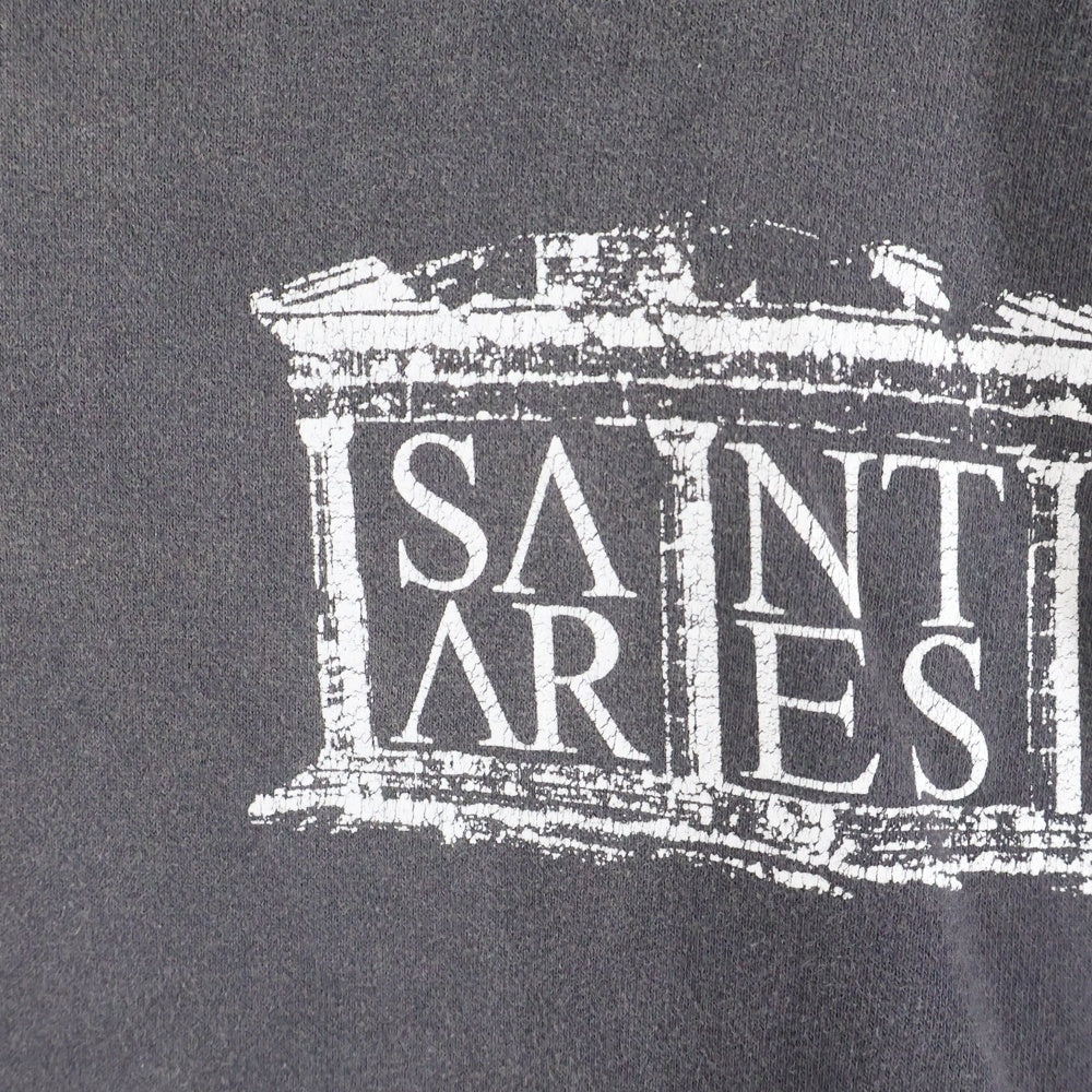SAINT MICHAEL(セントマイケル) 23AW ×ARIES ARS HOODIE ST ARIES アリス アールエス フーディー エスティー アリーズ フーデッド スウェット パーカー ブラック SM-A23-0000-C03