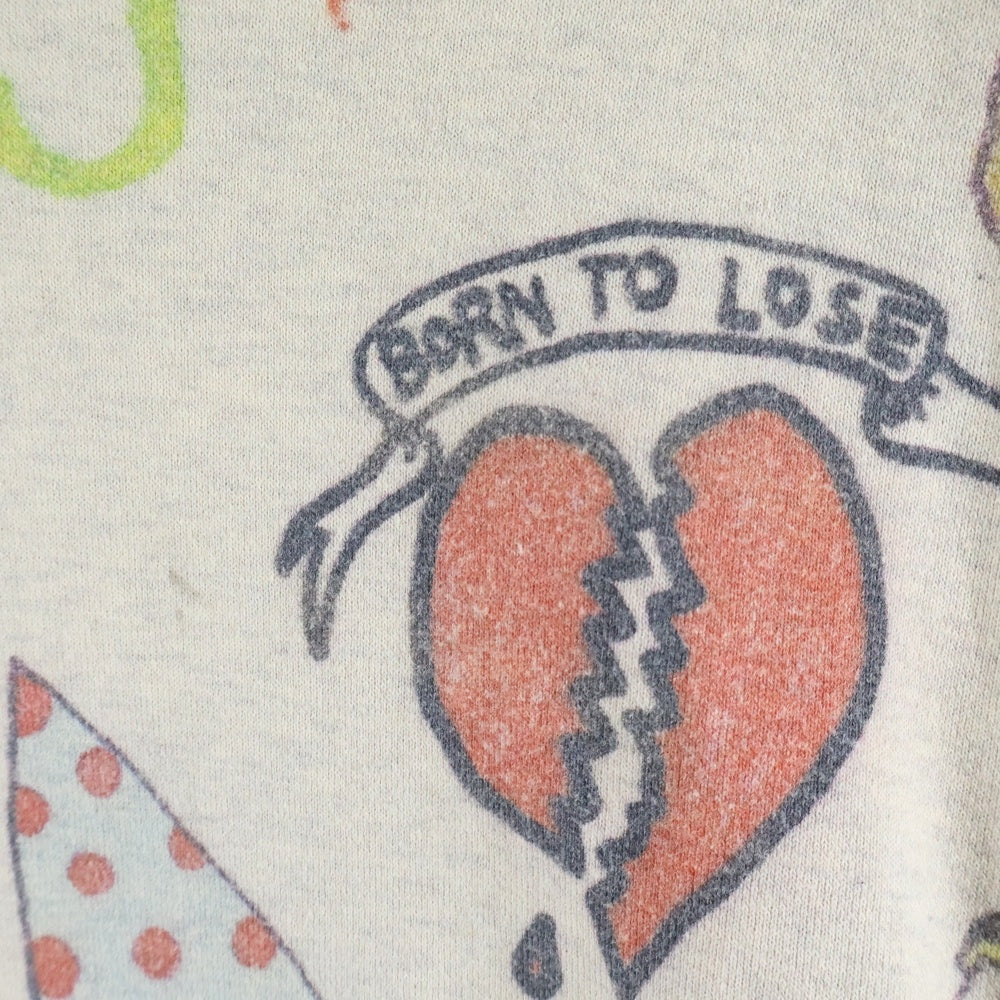 SAINT MICHAEL(セントマイケル) 21SS GRAPHIC HOODIE グラフィック プルオーバーパーカー ベージュ SM-S21-0000-044