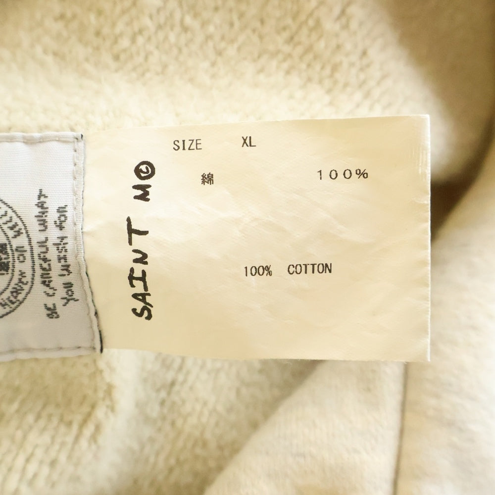 SAINT MICHAEL(セントマイケル) 21SS GRAPHIC HOODIE グラフィック プルオーバーパーカー ベージュ SM-S21-0000-044