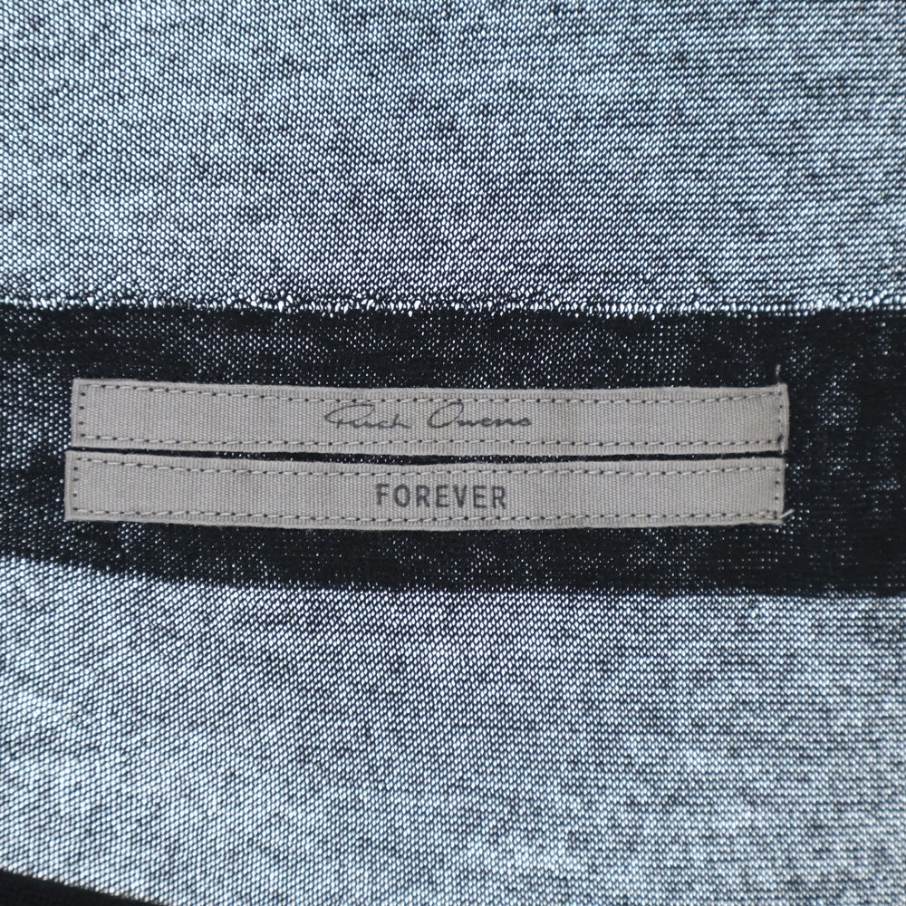 Rick Owens(リックオウエンス) アシンメトリー ソフトタッチ ニットカーディガン ブラック