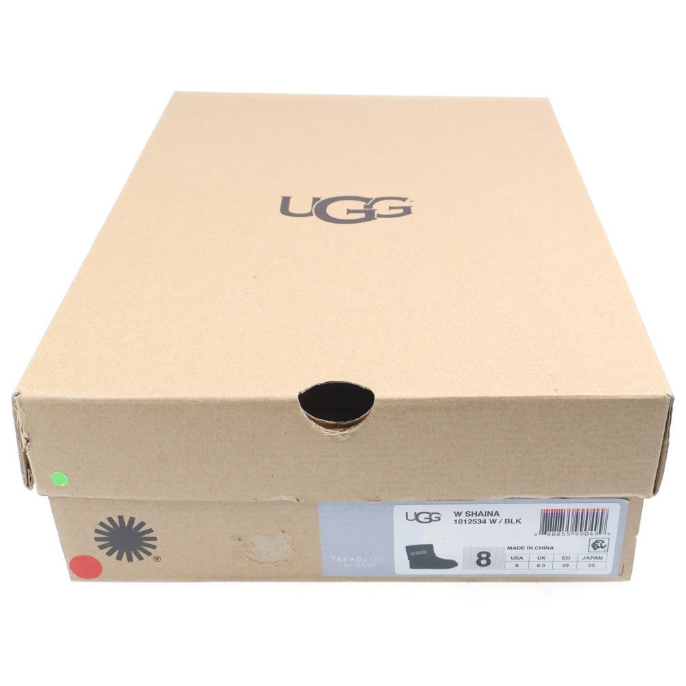 UGG(アグ) SHAINA シャイナ ムートンブーツ ブラック US8/25cm 1012534W