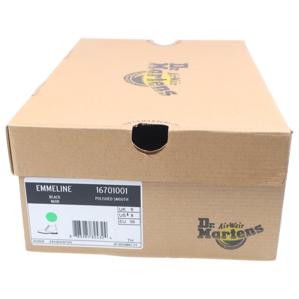 Dr.Martens(ドクターマーチン) EMMELINE 5EYE BOOT エメライン 5アイ レースアップ レザーブーツ ブラック EU39 16701001