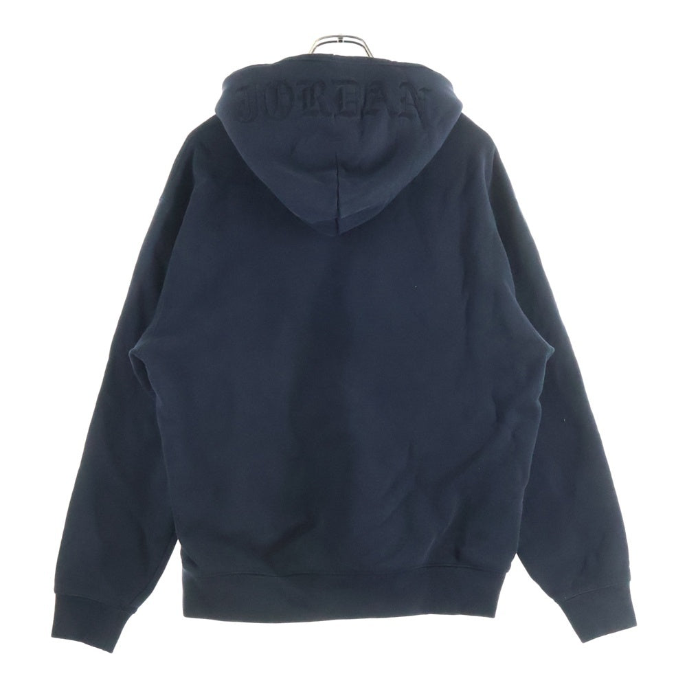 NIKE(ナイキ) ×AWAKE NY M J AWNY FLC HOODIE アウェイクニューヨーク 胸ロゴ刺繍 プルオーバースウェットパーカー フーディー ブラック FQ5443-010