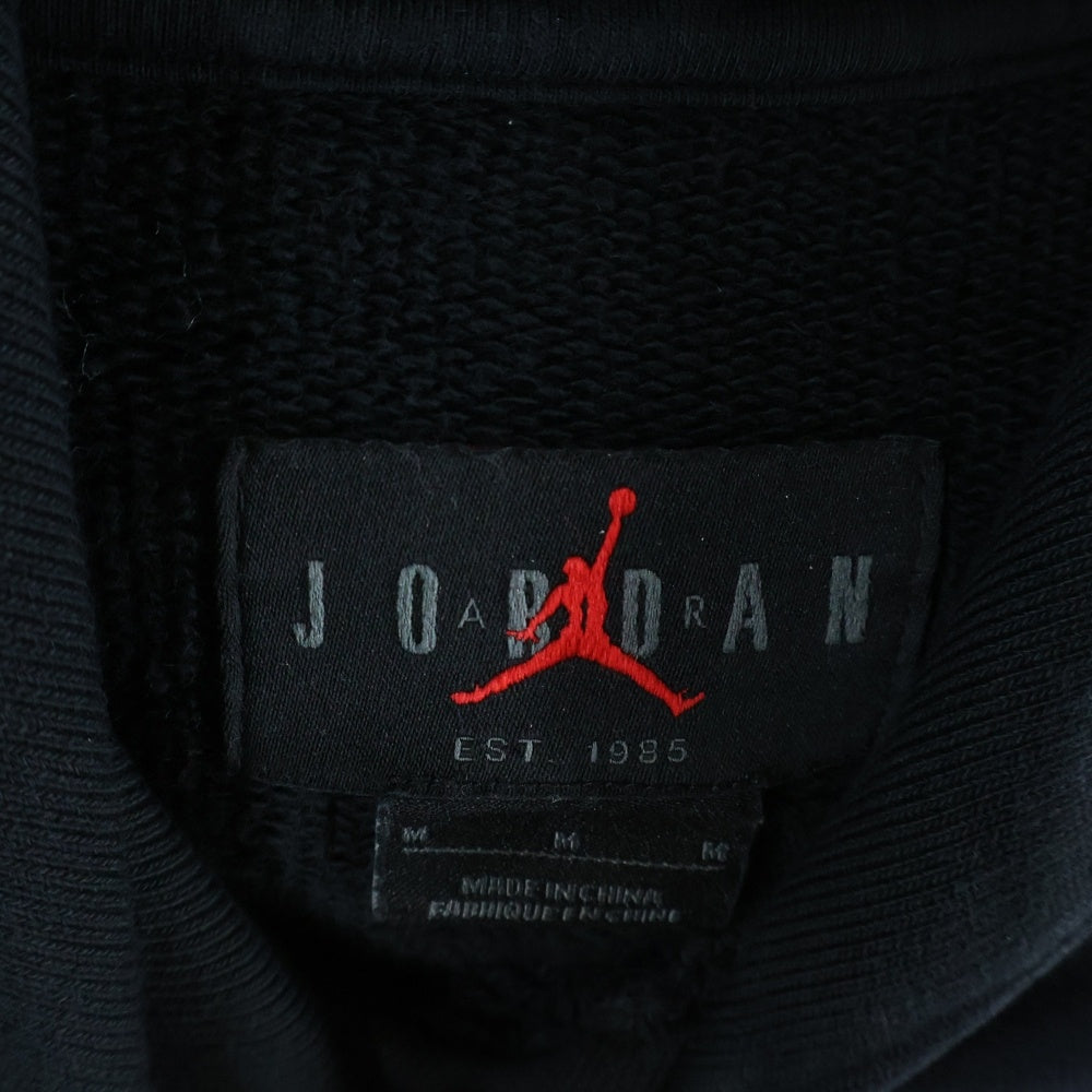 NIKE(ナイキ) ×AWAKE NY M J AWNY FLC HOODIE アウェイクニューヨーク 胸ロゴ刺繍 プルオーバースウェットパーカー フーディー ブラック FQ5443-010