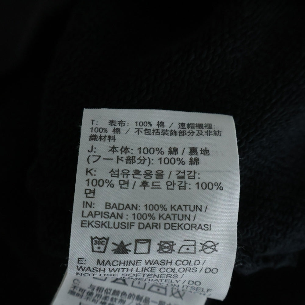 NIKE(ナイキ) ×AWAKE NY M J AWNY FLC HOODIE アウェイクニューヨーク 胸ロゴ刺繍 プルオーバースウェットパーカー フーディー ブラック FQ5443-010