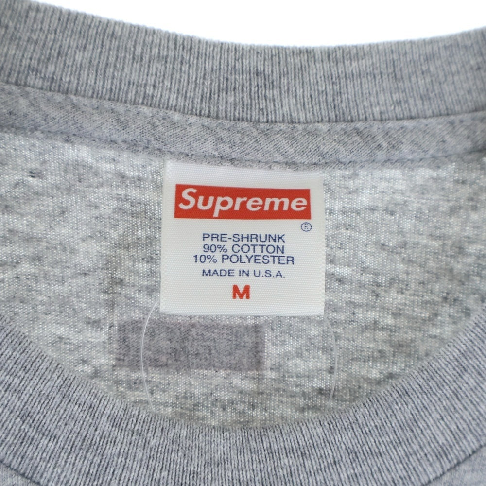 SUPREME(シュプリーム) 16SS Ali Warhol Tee モハメドアリ フォトプリントTシャツ 半袖クルーネックカットソー グレー