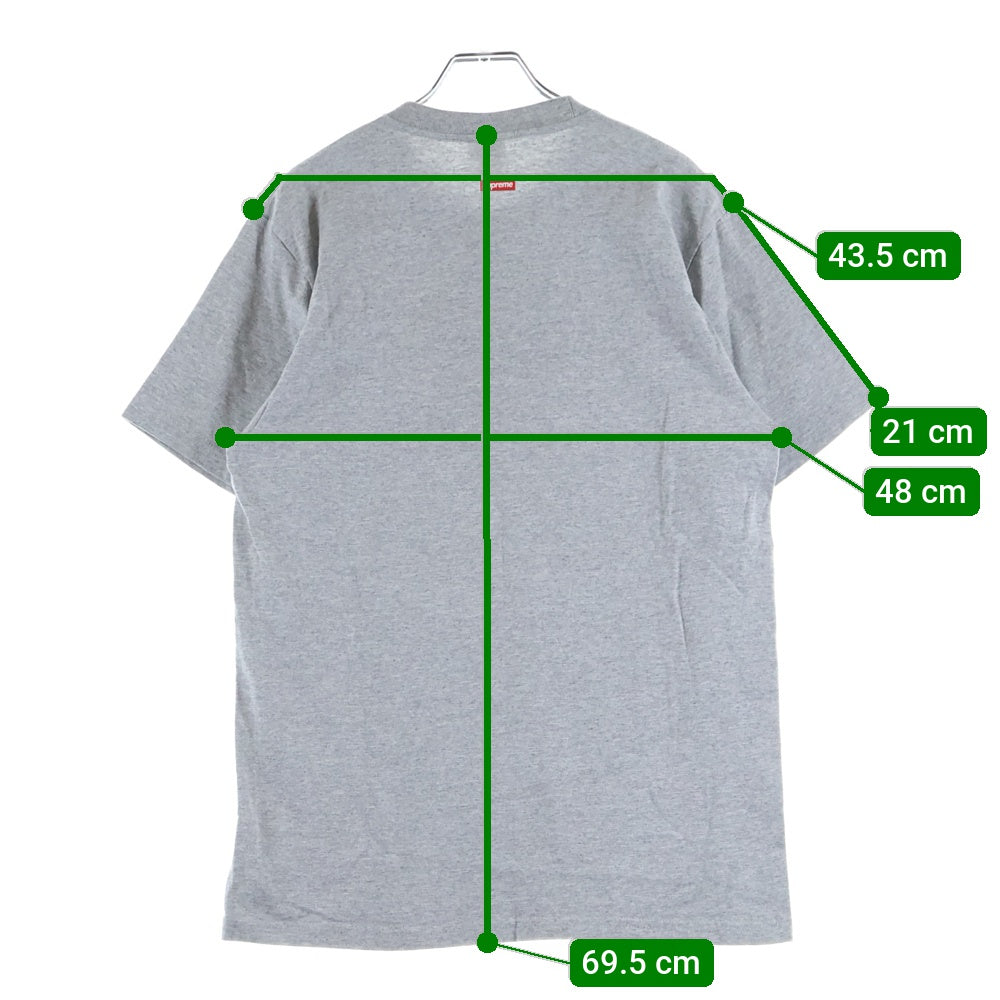 SUPREME(シュプリーム) 16SS Ali Warhol Tee モハメドアリ フォトプリントTシャツ 半袖クルーネックカットソー グレー