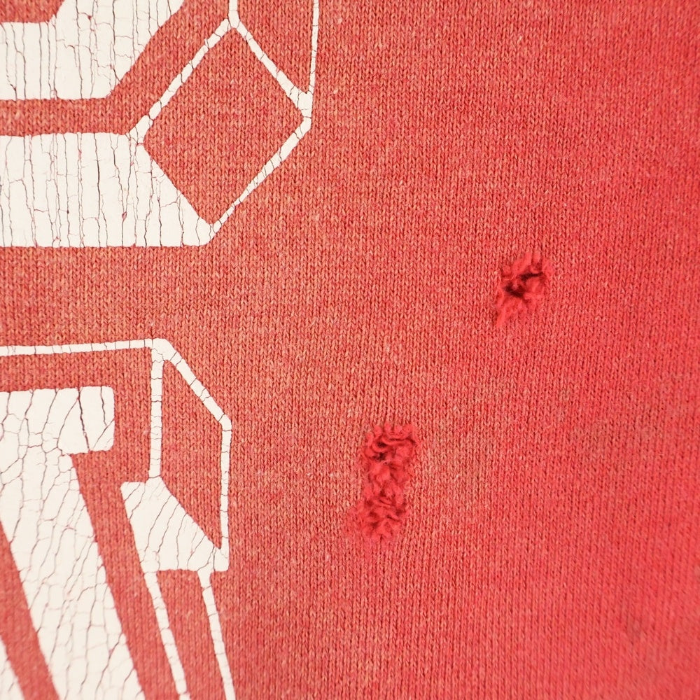 SAINT MICHAEL(セントマイケル) 22SS ANGEL OF DEATH SWEAT PANTS プリントロゴ スウェットパンツ レッド SM-S22-0000-052