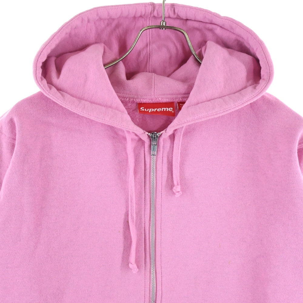 SUPREME(シュプリーム) 15AW Felt Hooded Logo Zip Up フードフェルト