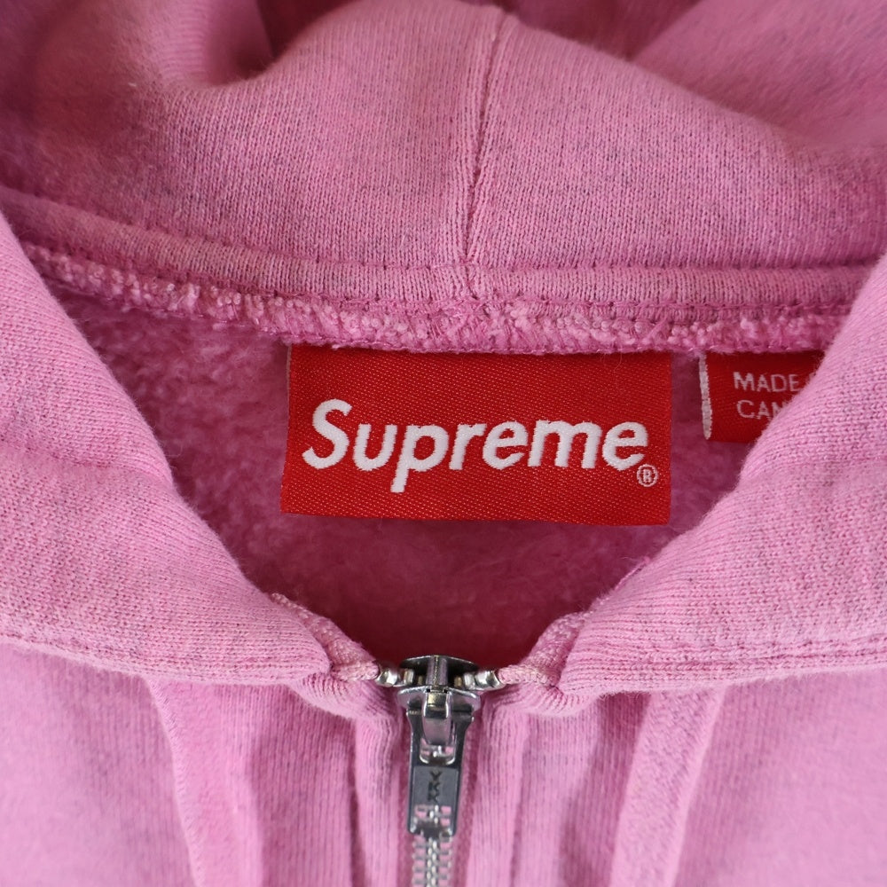 SUPREME(シュプリーム) 15AW Felt Hooded Logo Zip Up フードフェルト