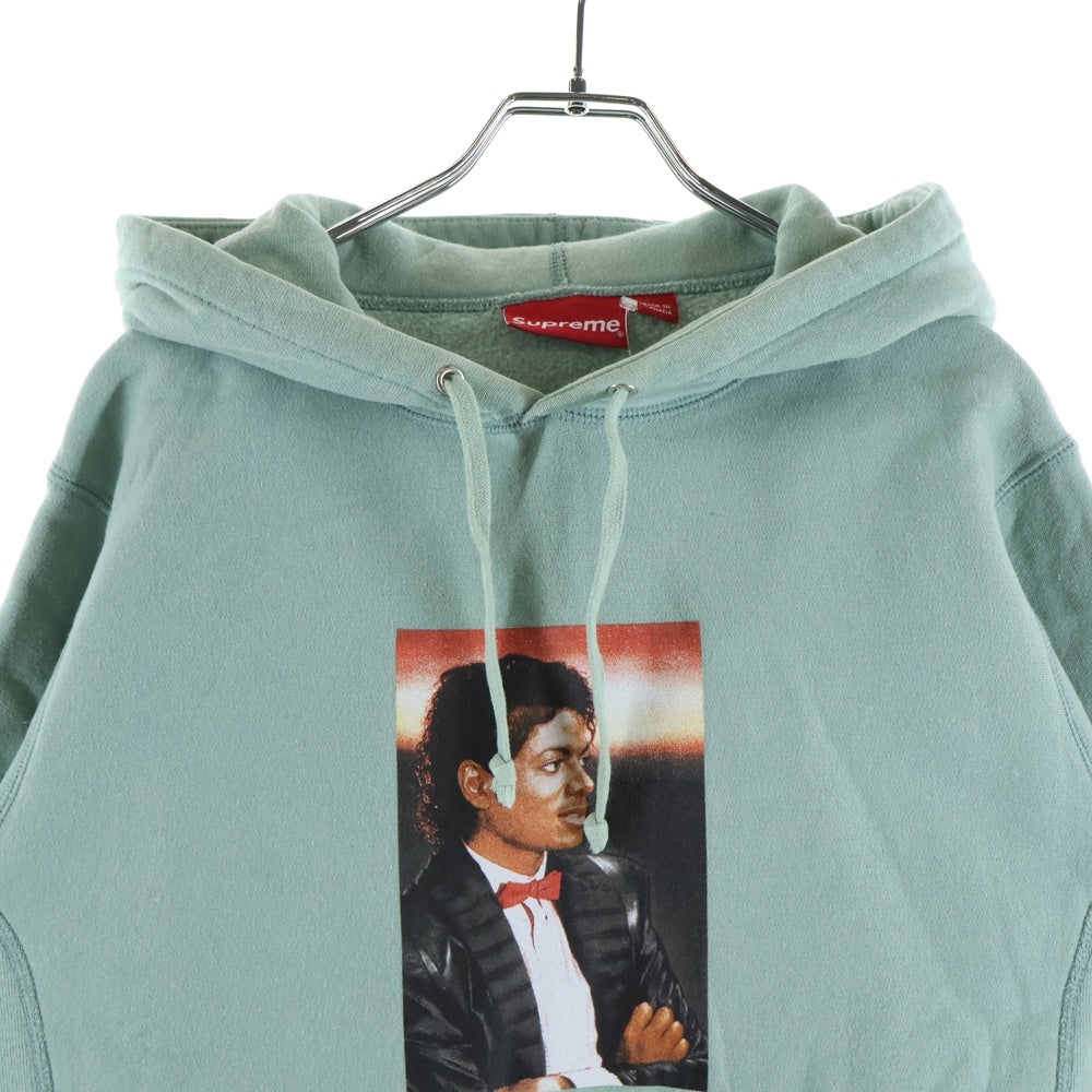 SUPREME(シュプリーム) 17SS Michael Jackson Hooded Sweatshirt マイケルジャクソン スウェットプルオーバーパーカー フーディー ミントグリーン