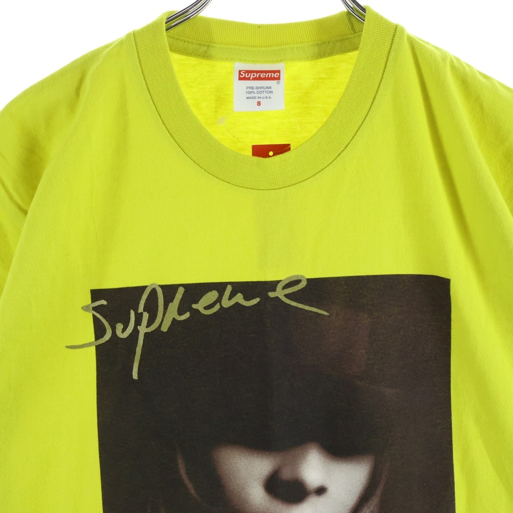 SUPREME(シュプリーム) 19AW Mary J. Blige Tee メアリーJブライジ フォトプリントTシャツ 半袖クルーネックカットソー イエロー