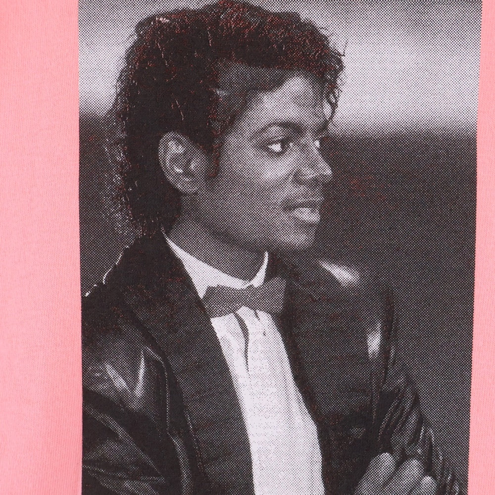 SUPREME(シュプリーム) 17SS Michael Jackson Tee マイケルジャクソン フォトプリントTシャツ 半袖クルーネックカットソー ピンク