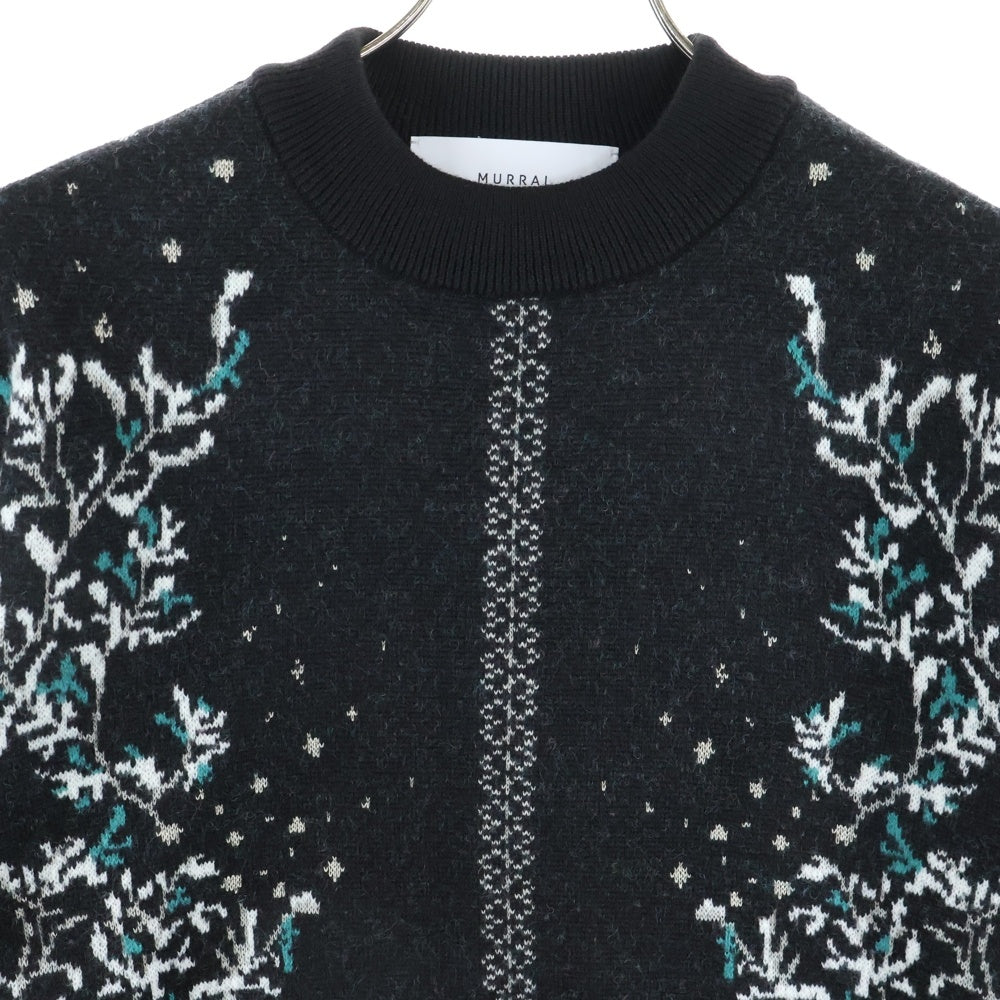 MURRAL(ミューラル) SNOW COVER KNIT SWEATER スノー カバー ニット セーター レディース ブラック 232100402