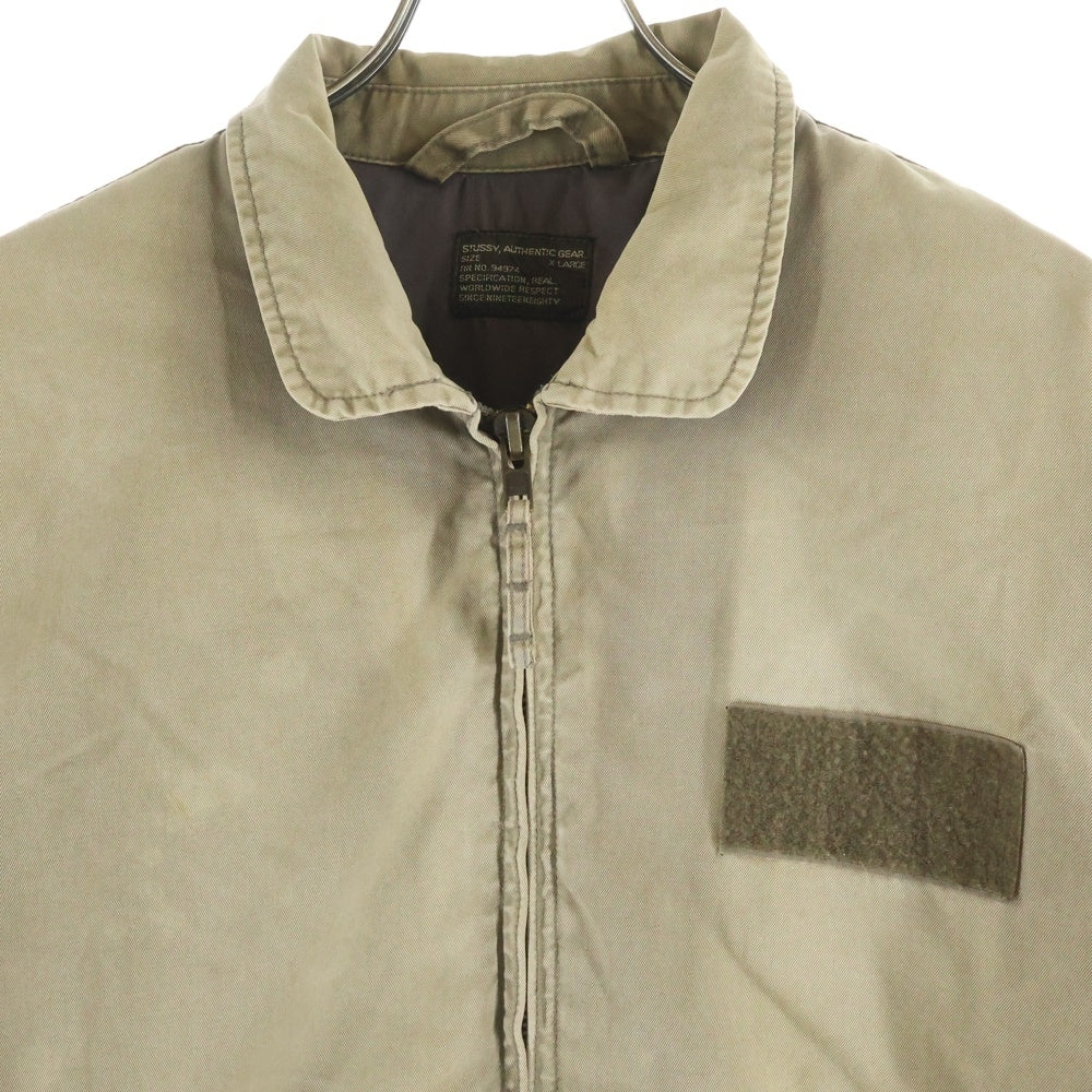 STUSSY(ステューシー) 00S VINTAGE CWU-45 ヴィンテージ ジップアップフライトジャケット カーキ 94974