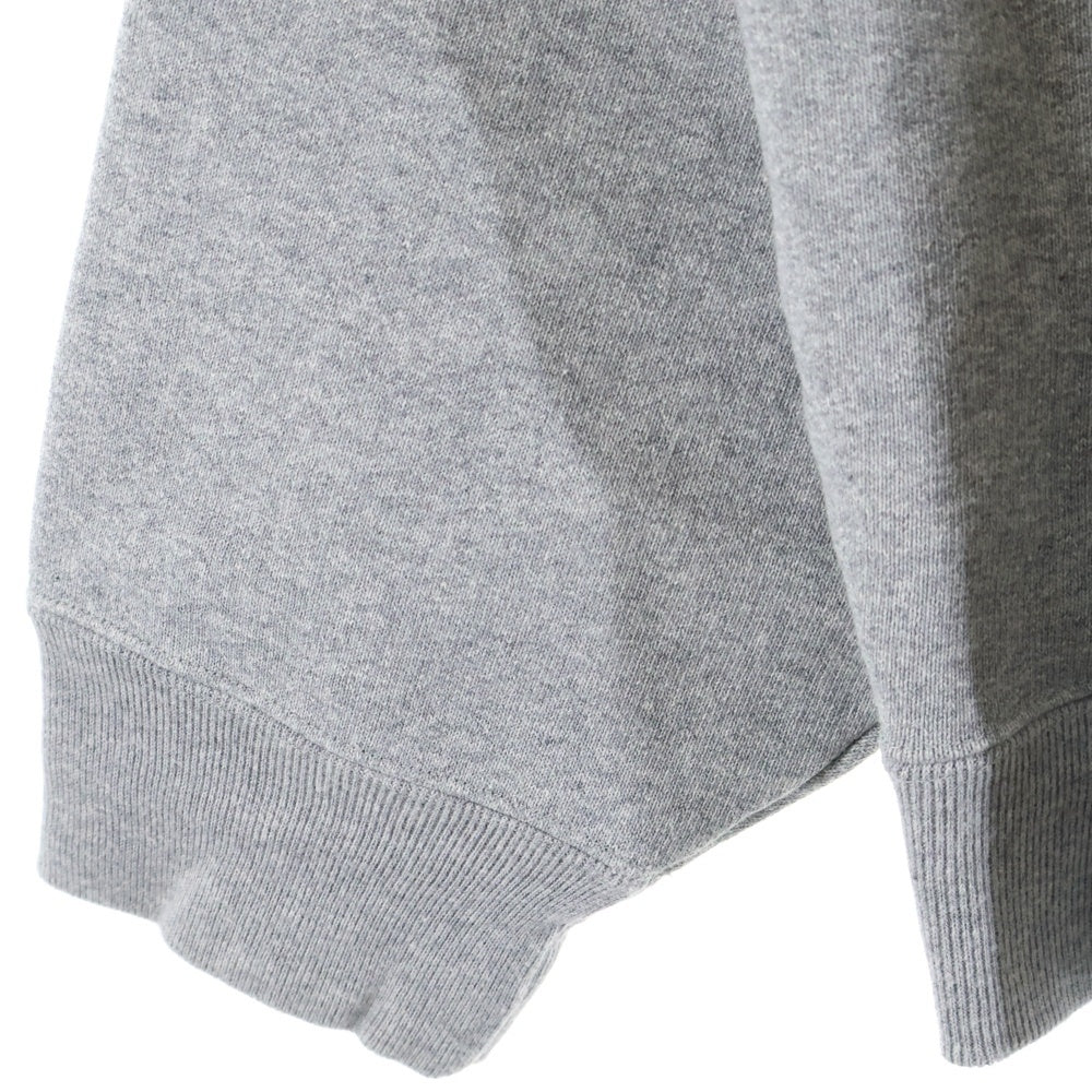 WTAPS(ダブルタップス) 23SS ロゴプリント プルオーバースウェットパーカー フーディー グレー 231ATDT-CSM01