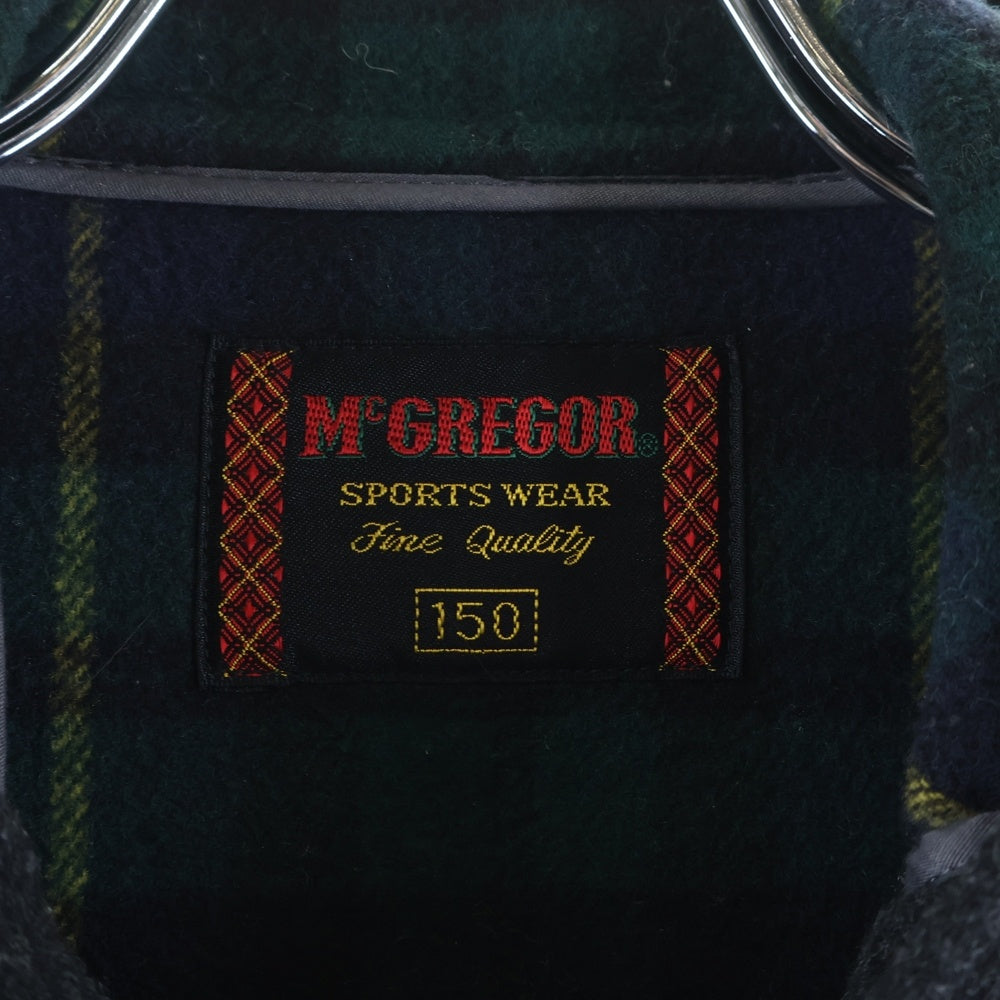 McGREGOR(マクレガー) フーデッド ウールダッフルコート キッズ ブラック MB12-9601 レディース