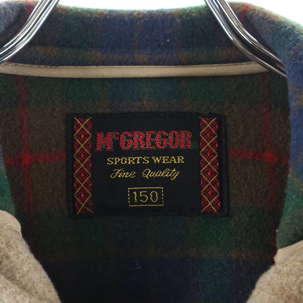 McGREGOR(マクレガー) フーデッド ウールダッフルコート キッズ ベージュ MB12-8601 レディース