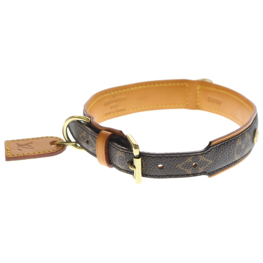 LOUIS VUITTON(ルイヴィトン) モノグラム コリエ バクスターGM 犬用首輪 ブラウン M58070 SL0959