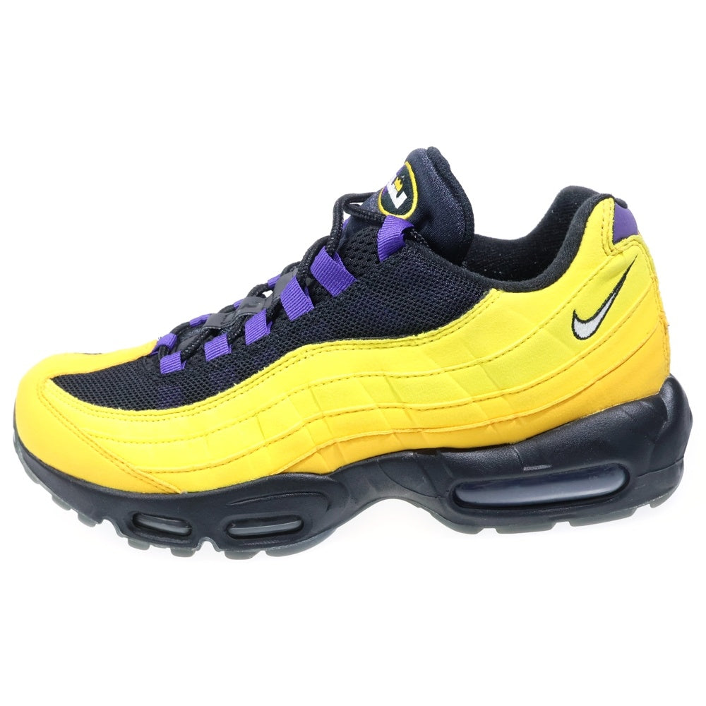 NIKE(ナイキ) AIR MAX 95 NRG LEBRON エアマックス95 エナジー レブロン ローカット スニーカー イエロー/パープル US8.5/26.5cm CZ3624-001