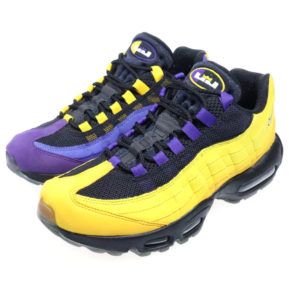 NIKE(ナイキ) AIR MAX 95 NRG LEBRON エアマックス95 エナジー レブロン ローカット スニーカー イエロー/パープル US8.5/26.5cm CZ3624-001