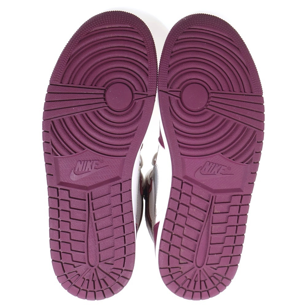 NIKE(ナイキ) AIR JORDAN 1 HIGH OG BORDEAUX エアジョーダン1 ハイカットスニーカー ボルドー US9/27cm 555088-611