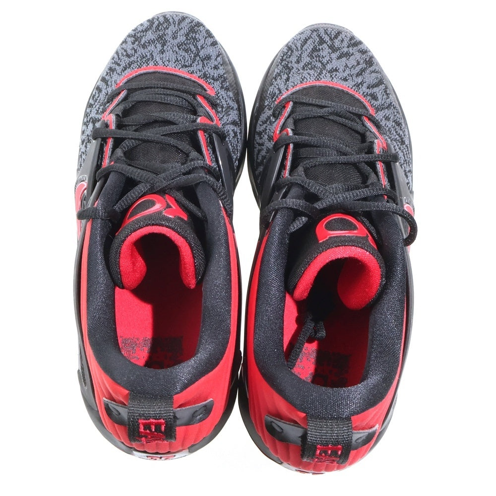 NIKE(ナイキ) KD15 ケビンデュラント ローカットスニーカー ブラック/レッド US9.5/27.5cm DM1054-003