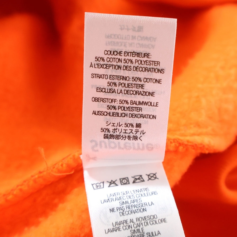 SUPREME(シュプリーム) 24AW S Logo Zip Up Hooded Sweatshirt Sロゴ スウェット ジップアップパーカー オレンジ