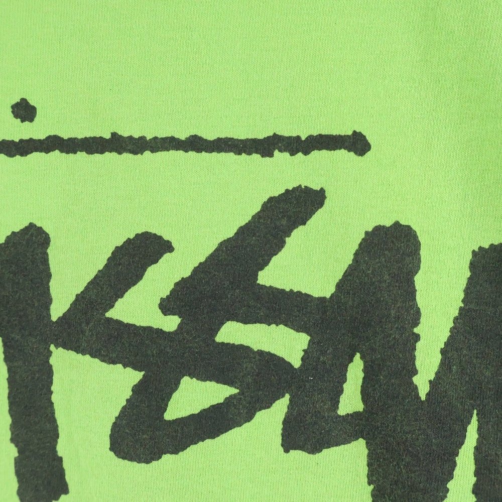 STUSSY(ステューシー) WORLD TOUR TEE 両面プリント クルーネック ワールドツアー 半袖Tシャツ カットソー グリーン