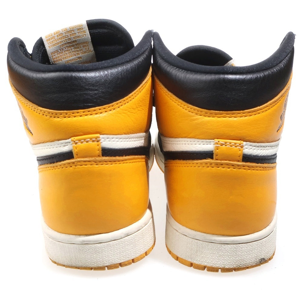 NIKE(ナイキ) AIR JORDAN 1 RETRO HIGH OG TAXI エアジョーダン 1 レトロ タクシー ハイカットスニーカー イエロー/ブラック US8/26cm 555088-711