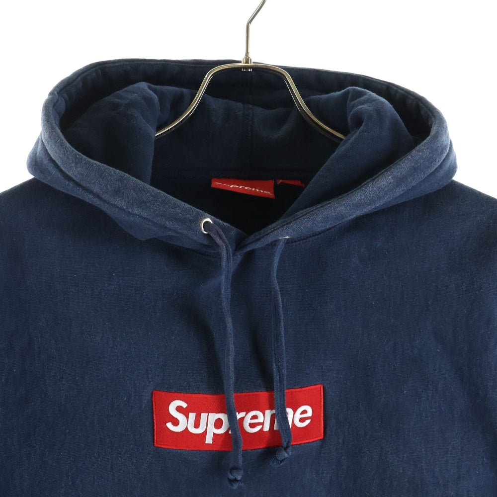 SUPREME(シュプリーム) 16AW Box Logo Hooded Sweatshirt ボックスロゴ フーディ プルオーバーパーカー ネイビー