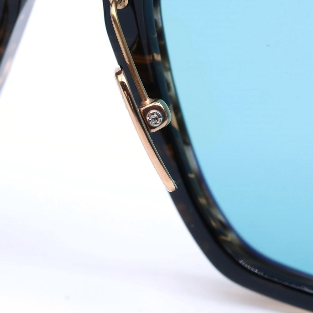 DITA(ディータ) SEQUOIA セコイア スクエアフレーム ウェリントンサングラス メガネ ブラウン/ブルー DRX-2086-G-TIM-55-AF