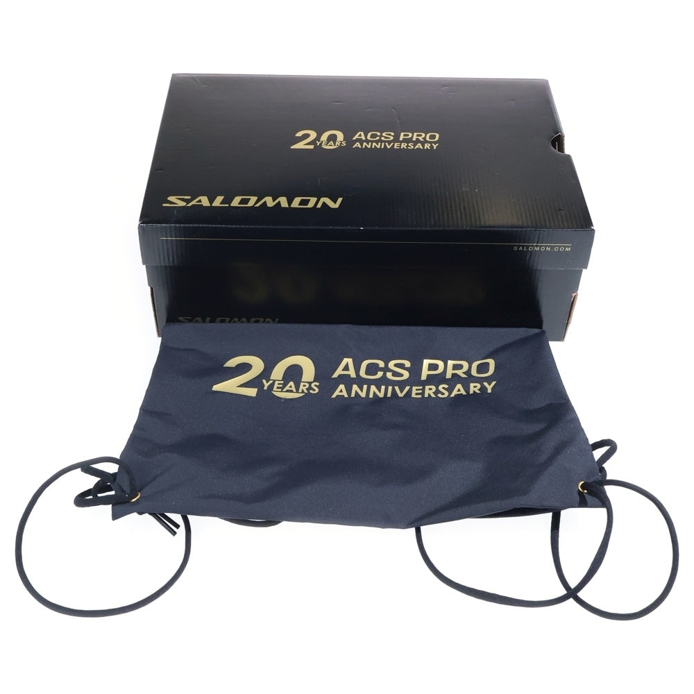 SALOMON(サロモン) ACS PRO 20Y プロ ローカットスニーカー ゴールド/ブラック US8/26cm 491608