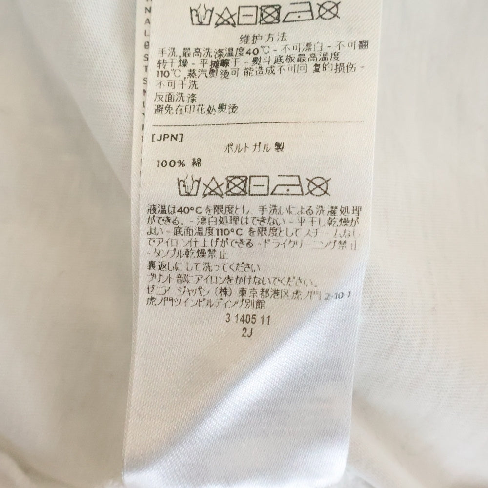 Ermenegildo Zegna(エルメネジルドゼニア) ZEGNA プリント 半袖Tシャツ ホワイト VZ334