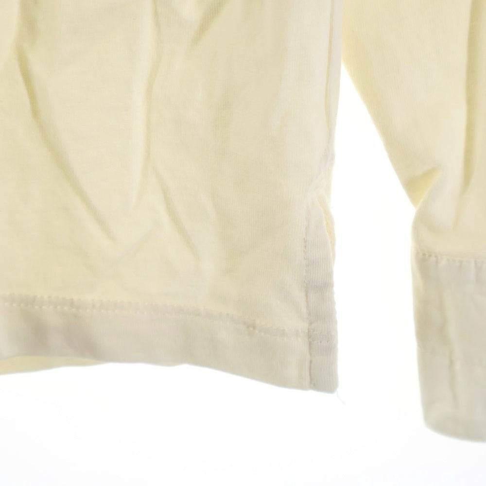 LEMAIRE(ルメール) Tシャツ生地 ヘンリーネック プルオーバーシャツ ホワイト M183 JE139 LI024