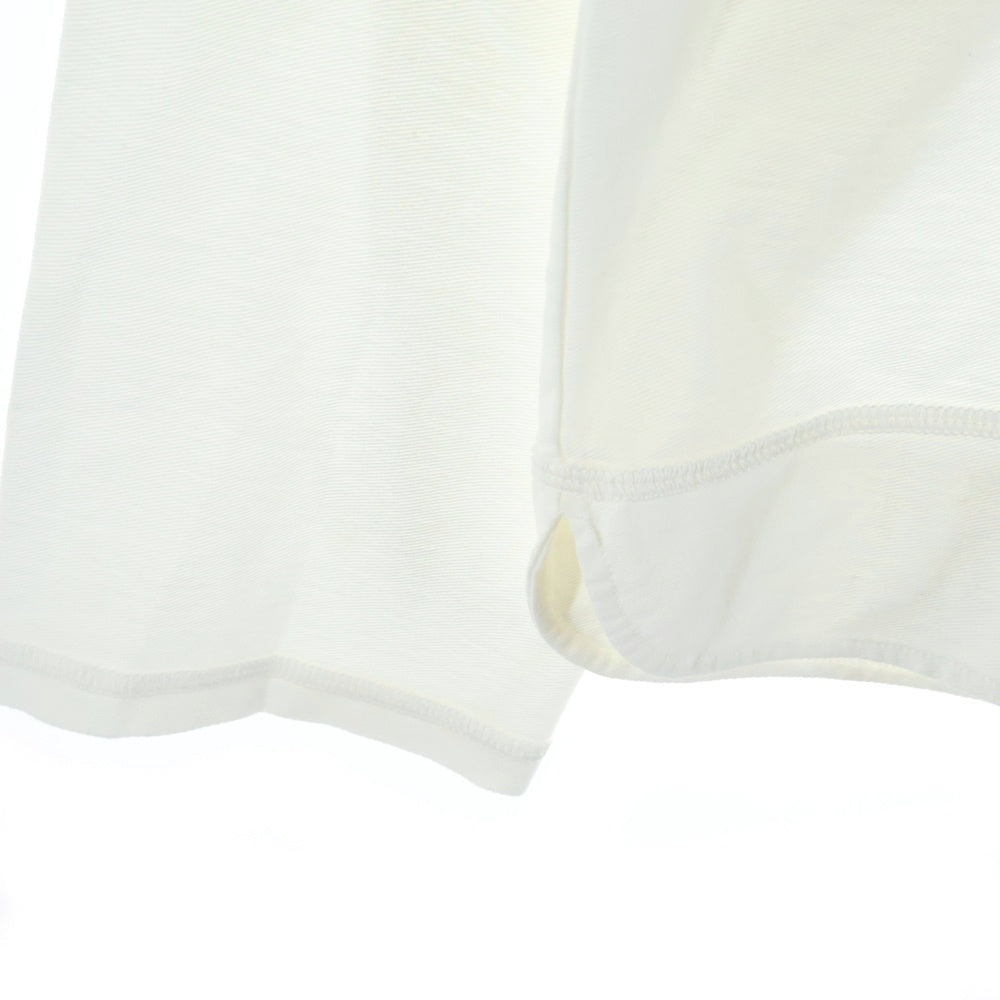 JIL SANDER +(ジルサンダープラス) ワンポイント 長袖Tシャツ ピケカットソー ホワイト JSMU707018