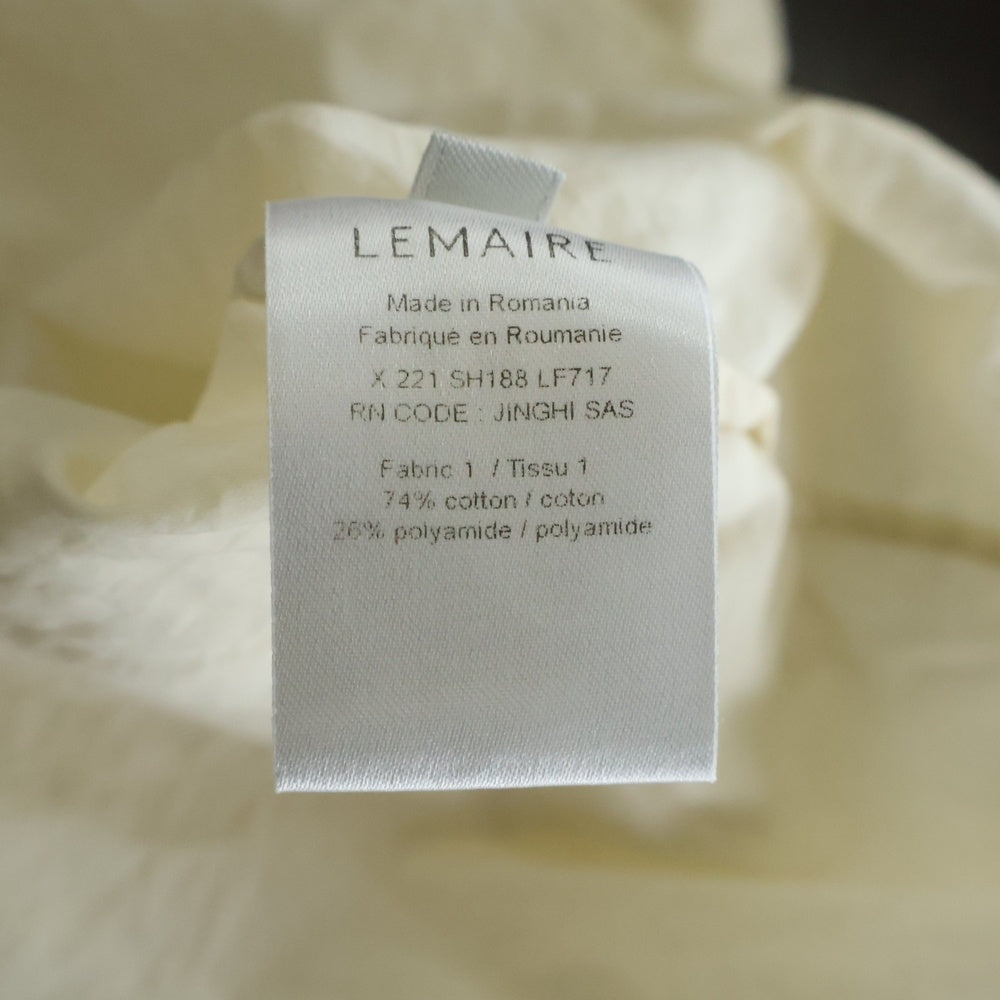 LEMAIRE(ルメール) レギュラーカラーシャツ アイボリー X221 SH188 LF717
