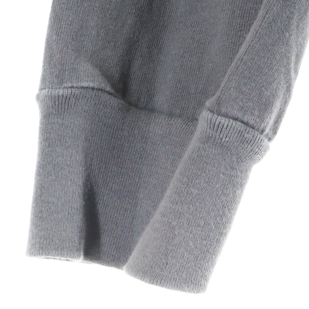 LES TIEN(レスティエン) Tシャツ生地 長袖ポロシャツ グレー