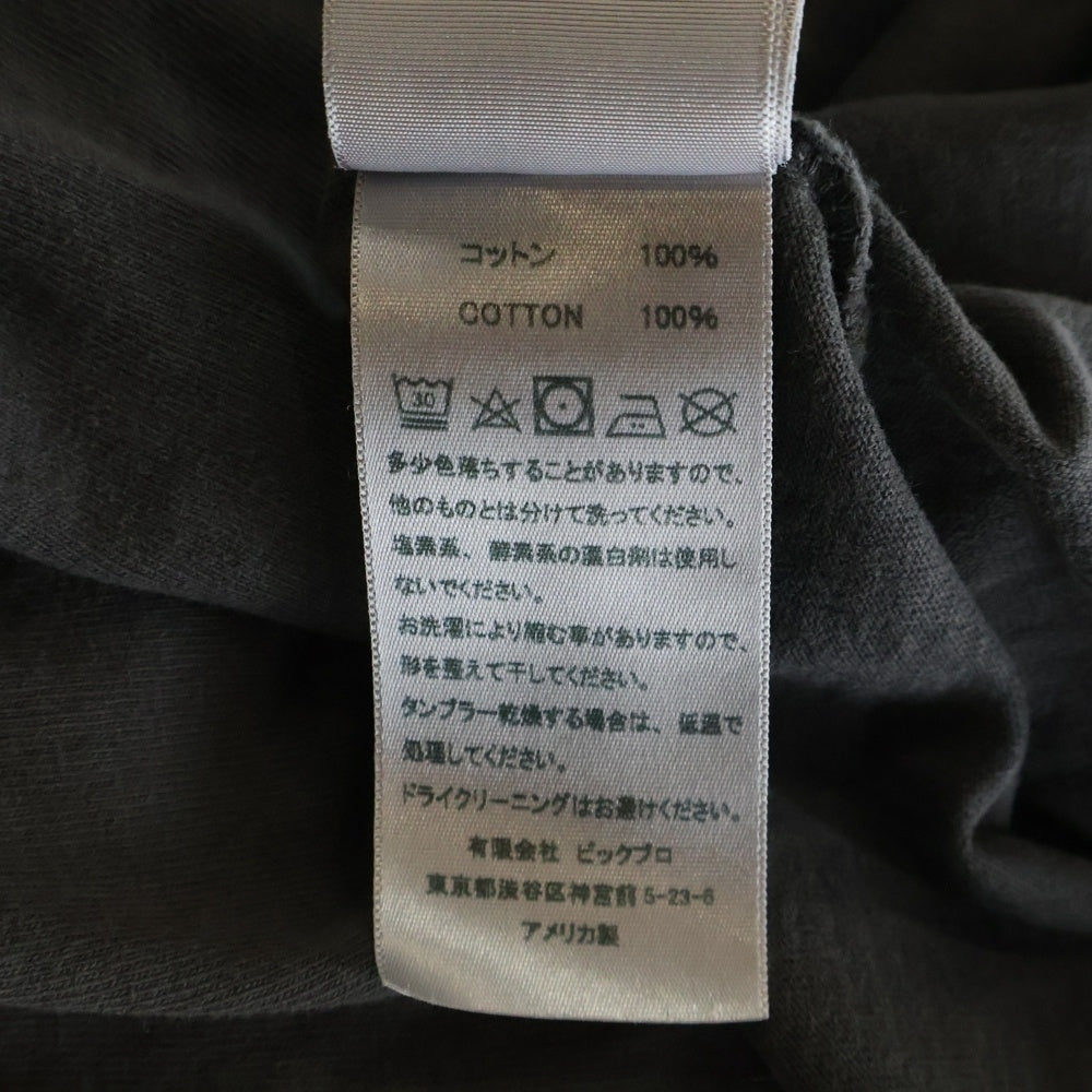 LES TIEN(レスティエン) Tシャツ生地 長袖ポロシャツ グレー