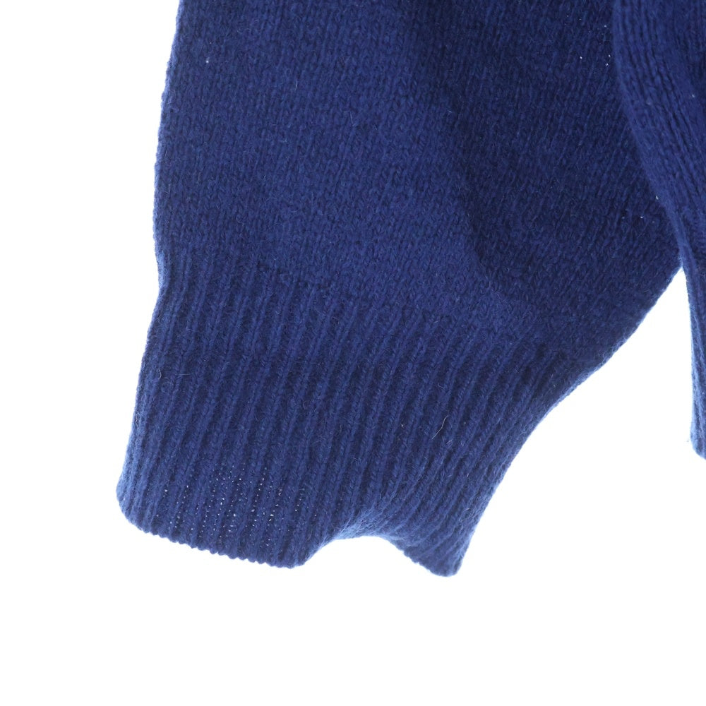 JIL SANDER(ジルサンダー) 21AW ウール/カシミヤ クルーネックニットセーター ブルー JSMT751021