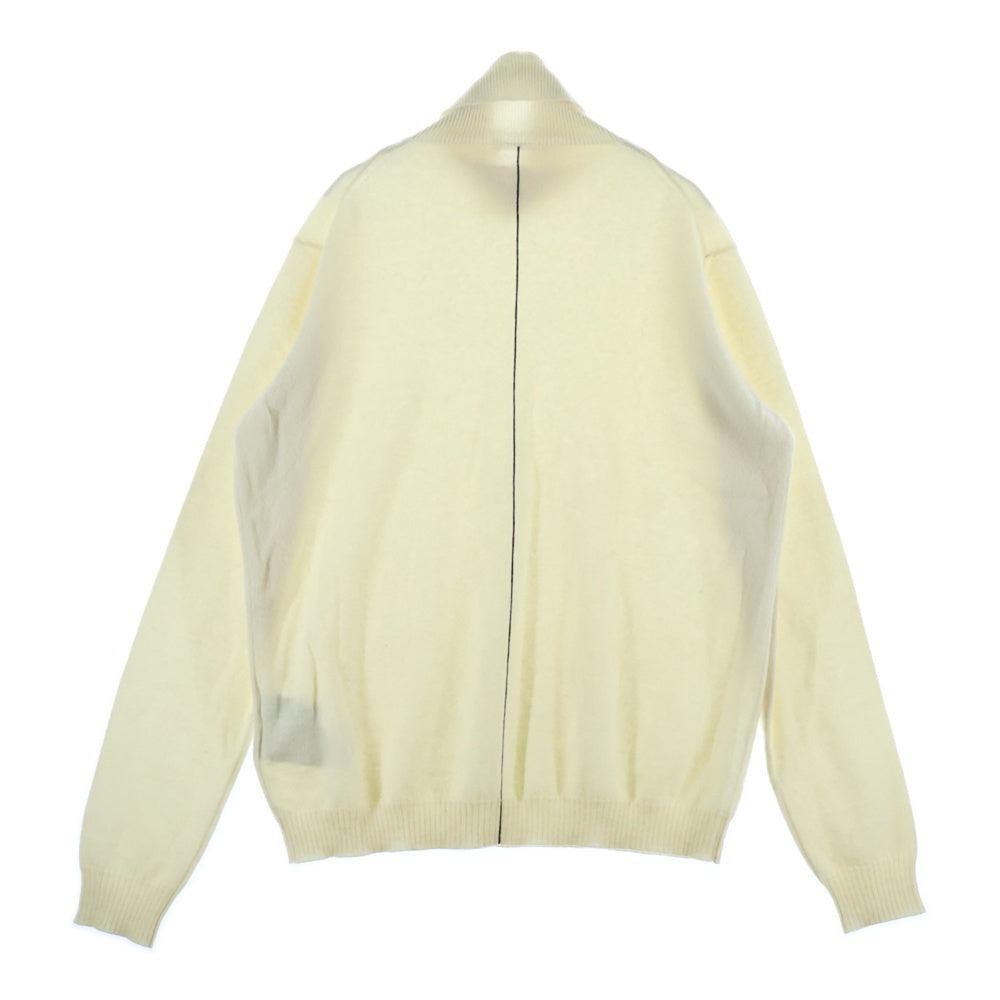 There Was One(ゼアワズワン) タートルネック カシミヤニットセーター ホワイト TMHF002C99KNI001