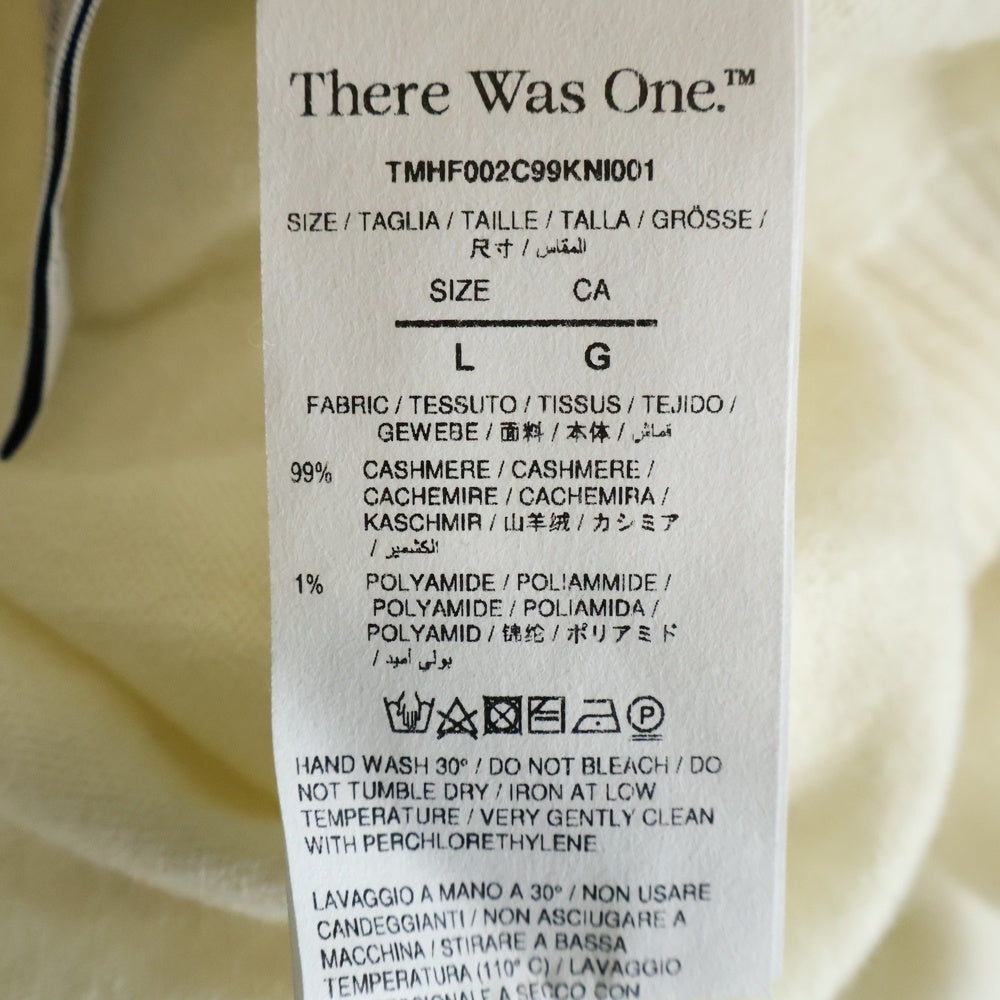 There Was One(ゼアワズワン) タートルネック カシミヤニットセーター ホワイト TMHF002C99KNI001