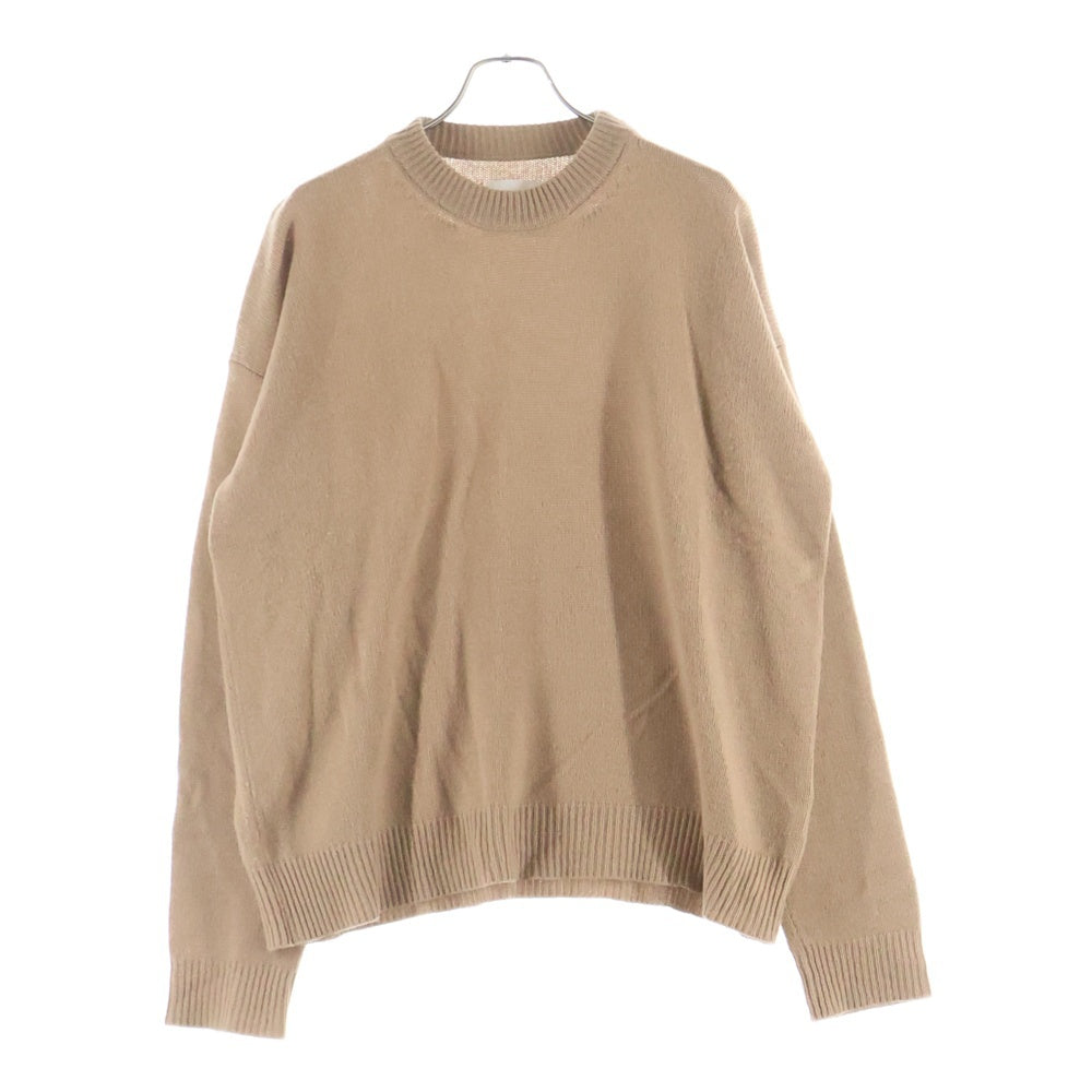 JIL SANDER(ジルサンダー) 21AW カシミヤ クルーネックニットセーター キャメル JSMT7510002