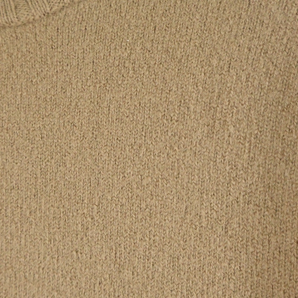 JIL SANDER(ジルサンダー) 22AW ウール クルーネックニットセーター キャメル J21GP0002