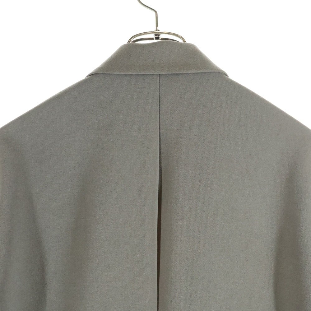 ATTACHMENT(アタッチメント) 25SS ポリエステルストレッチダブルクロス カラーレスジャケット チャコール AG51-021