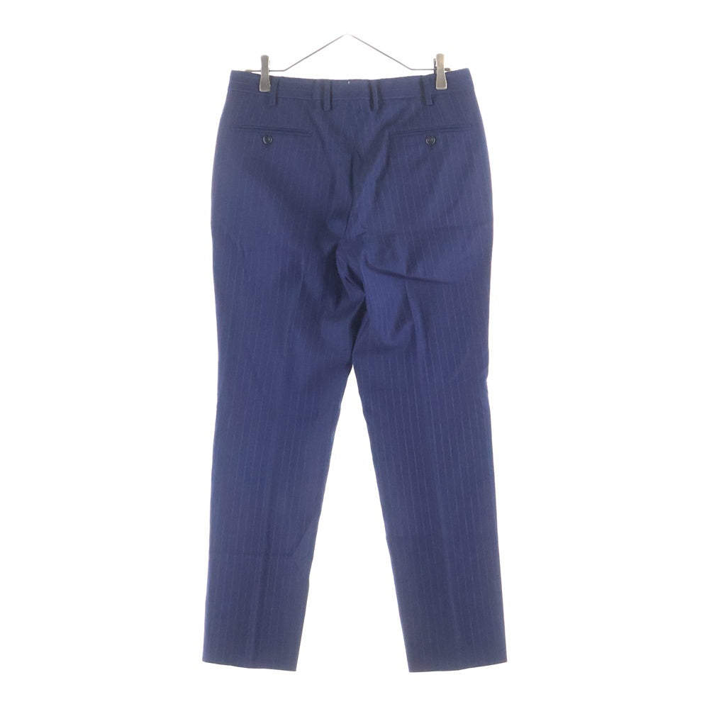 BARNEYS NEWYORK(バーニーズ ニューヨーク) Loro Piana ストライプ セットアップ スーツ テーラードジャケット スラックス ブルー